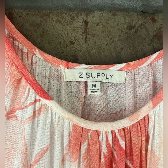 NWOT Z Supply Lido Watercolor Leaf Dress NWOT - Picture 6 of 6